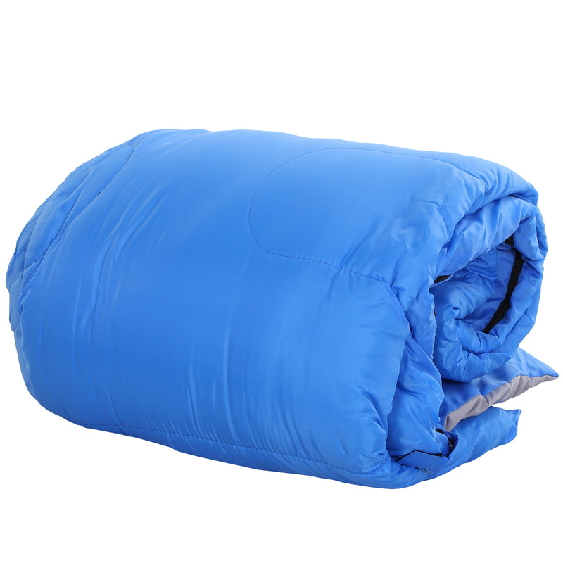 Sacco a Pelo Matrimoniale 210x150 cm da -15°C a 10°C  Bag Azzurro-5