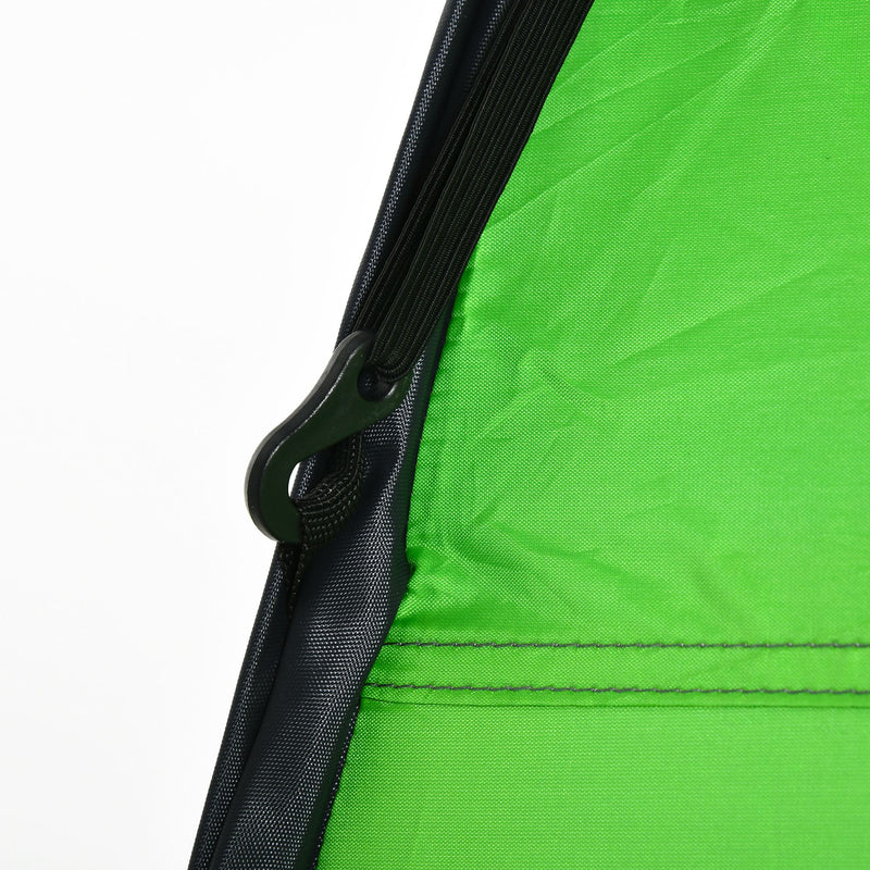 Tenda Doccia da Campeggio 126x124x189 cm in Poliestere Verde