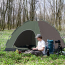 Tenda da Campeggio Pop-Up per 4 Persone 210x210x135 cm con Borsa e Accessori-2