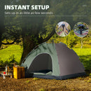 Tenda da Campeggio Pop-Up per 4 Persone 210x210x135 cm con Borsa e Accessori-4