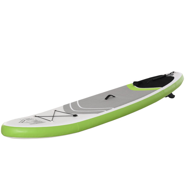 sconto SUP Tavola Stand Up Paddle Gonfiabile 305x80x15 cm per Adulti e Teenager Verde e Bianco