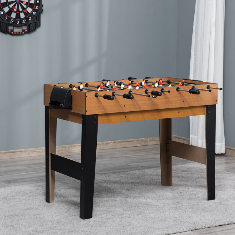 Tavolo Multi Gioco 4 in 1 107x61x84,5 cm Calcio Balilla Biliardo Ping Pong e Hockey-2