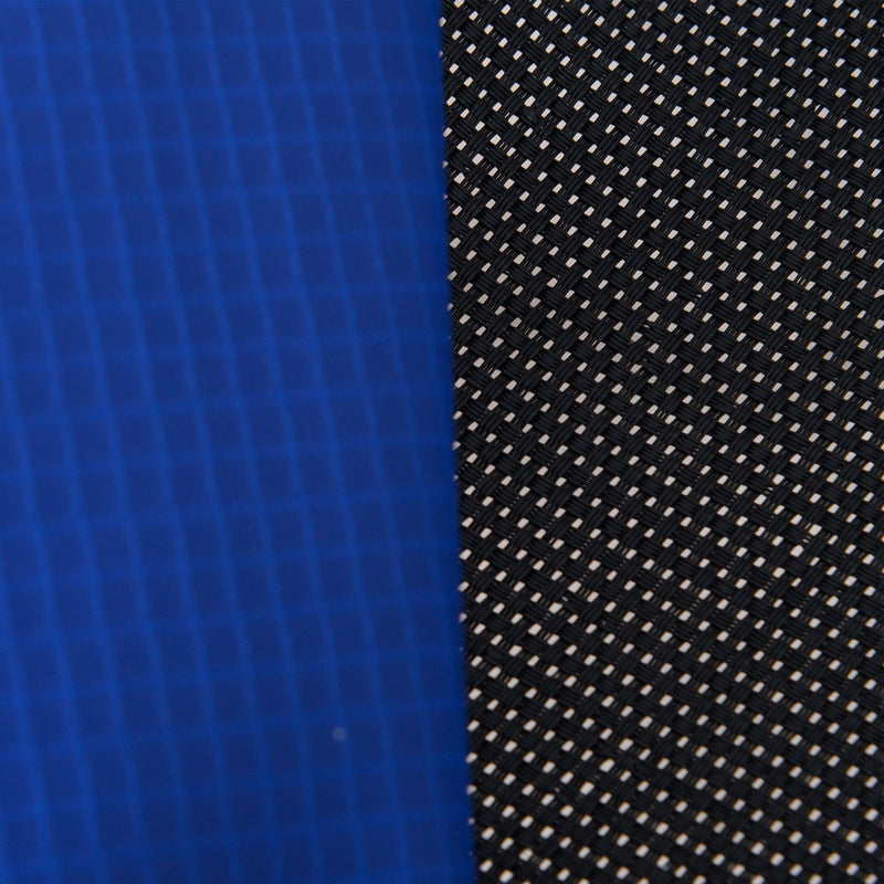 Trampolino Tappeto Elastico Ø426x269 cm con Rete e Bordo Imbottito Blu e Nero-9