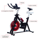 Spin Bike Cyclette per Spinning Professionale 105x45x95 cm -10