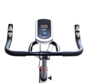 Cyclette per Allenamento Professionale Fitness 105x45x103 cm Bianco -6