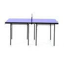Tavolo da Ping Pong Pieghevole in Legno MDF 153x76.5x67 cm Blu e Nero -5