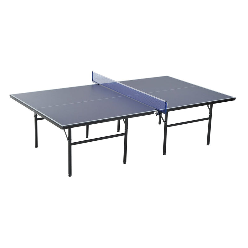 Tavolo da Ping Pong Indoor Pieghevole in Legno MDF e Acciaio 152.5x274x76 cm -1