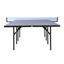 Tavolo da Ping Pong Indoor Pieghevole in Legno MDF e Acciaio 152.5x274x76 cm -4