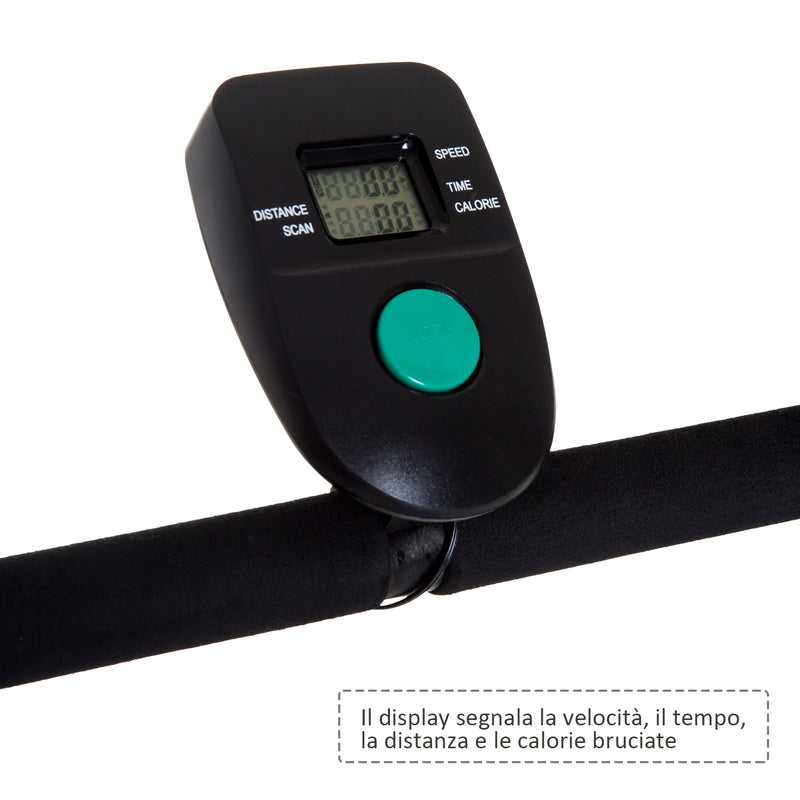 Tapis Roulant Magnetico con Schermo LCD Pieghevole per Fitness -9