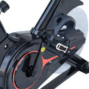 Cyclette per Allenamento Aerobico con Display LCD Nero e Rosso -10