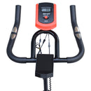 Cyclette per Allenamento Aerobico con Display LCD Nero e Rosso -8