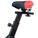 Cyclette per Allenamento Aerobico con Display LCD Nero e Rosso -9