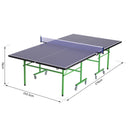 Tavolo da Ping Pong Professionale e Pieghevole con Ruote 152.5x274x76 cm -4