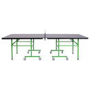 Tavolo da Ping Pong Professionale e Pieghevole con Ruote 152.5x274x76 cm -5