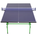 Tavolo da Ping Pong Professionale e Pieghevole con Ruote 152.5x274x76 cm -6