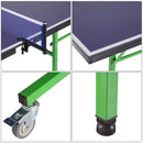 Tavolo da Ping Pong Professionale e Pieghevole con Ruote 152.5x274x76 cm -9