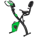 Cyclette Magnetica Pieghevole con Display LCD Verde-1