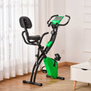 Cyclette Magnetica Pieghevole con Display LCD Verde-2