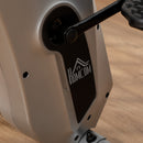 Cyclette Magnetica Pieghevole 86x47x112 cm 8 Livelli in Acciaio e ABS Argento e Nera-9