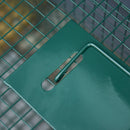 Gabbia Trappola per Animali Vivi 100x25x28 cm Doppia Porta in Ferro Verde scuro-9