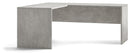 Scrivania Angolare Sx 180x76x169 cm Cemento-1