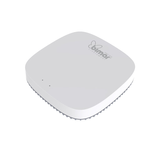 acquista Gateway Wireless 2.4GHz Zigbee 3.0 7x7x1 cm per Valvole Termostatiche e Sensore Porta e Finestra Bimar AG12