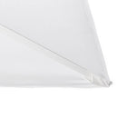 Ombrellone Decentrato da Giardino in Alluminio 3x3m Alba Bianco-7