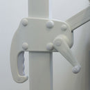 Ombrellone Decentrato da Giardino in Alluminio 3x3m Alba Bianco-8