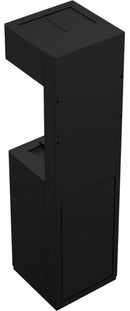 Stufa a Gas da Esterno 45x169,5x45 cm Flig Nashville Nero con Telecomando-4