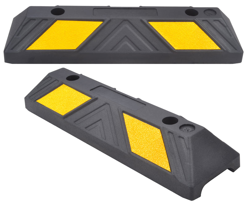 Set 2 Fermaruota Auto in Gomma Vulcanizzata 55x15x10 cm Arc Rubber ARC 5500 Kit-1