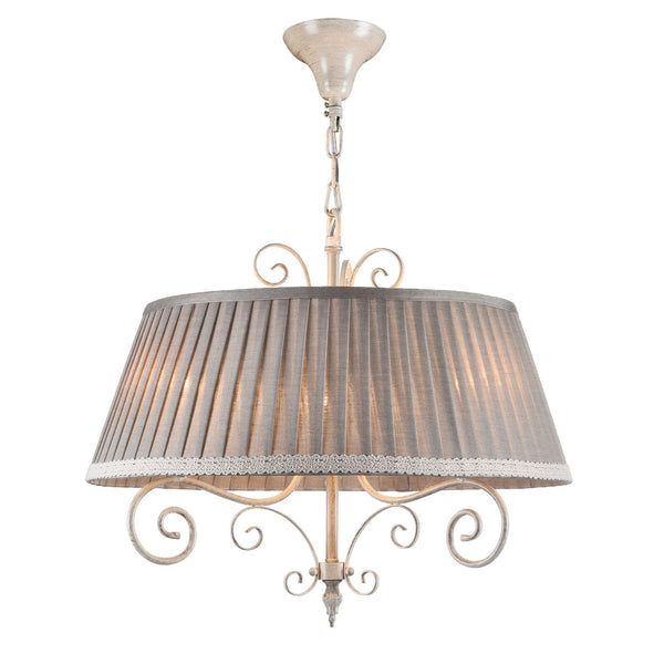 Lampadario Elegant in Metallo Felicita Beige online