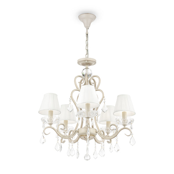 online Lampadario Elegant in Metallo Triumph Crema con Oro