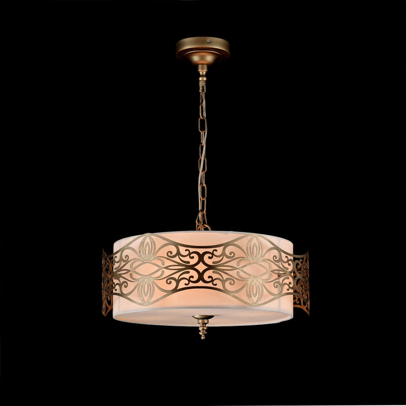 Lampada pendente House in Metallo Burgeon Bronzo-2