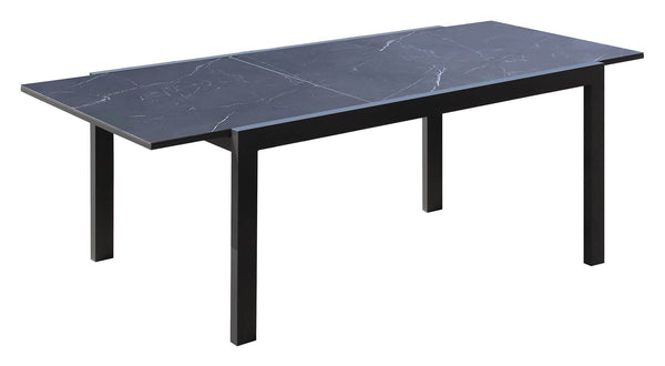 Tavolo Allungabile da Giardino 98x180/240x75 cm in Alluminio Antracite sconto