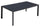 Tavolo da Giardino 100x200x75 cm in Alluminio Antracite
