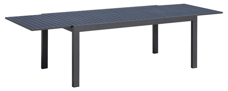 Tavolo Allungabile da Giardino 100x180/240x75 cm in Alluminio Antracite-1
