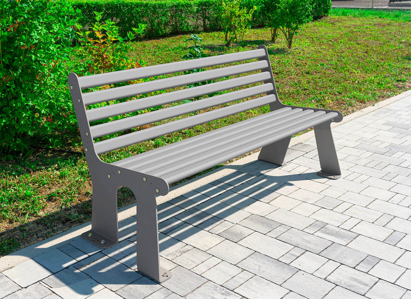 Panca Reclinabile Giardino con Cuscini Grigio Chiaro Polyrattan CFW89604 Panca Reclinabile Giardino con Cuscini Grigio Chiaro Polyrattan CFW89604