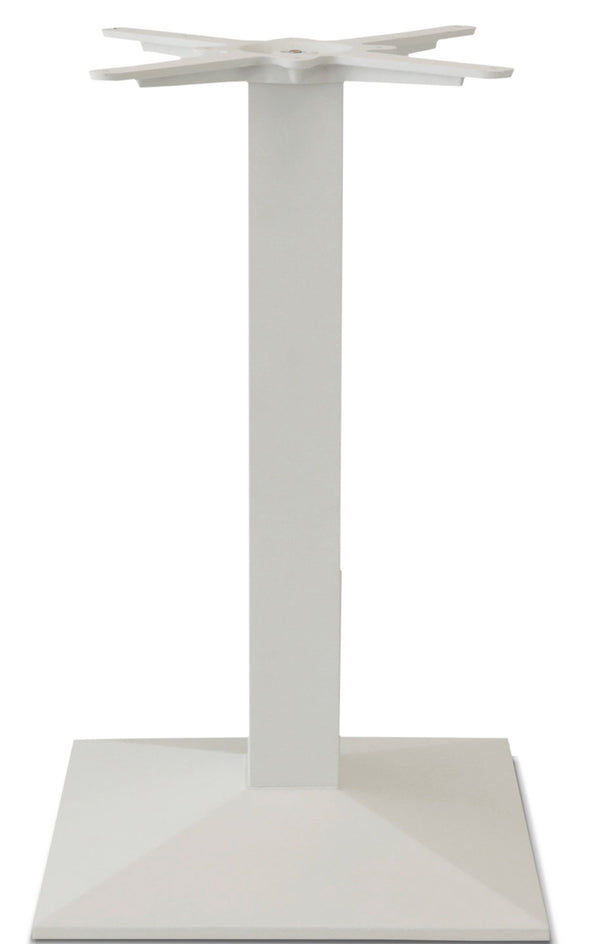 acquista Base per Tavolo da Giardino 43x43 cm in Ghisa Piramide Bianco