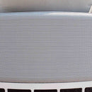 Divano Letto con Tavolino Salvador Ø165x30/60 h cm in Alluminio Bianco-3