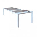 Tavolo Allungabile Portland 175/235x100x75 h cm in Alluminio Bianco-2