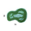 Laghetto Artificiale Verde da Giardino 136x100x34 cm 220 Litri-3
