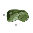 Laghetto Artificiale Verde da Giardino per Tartarughe 185x105x32 cm 210 Litri-2
