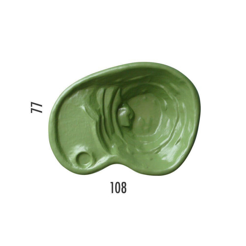 Laghetto Artificiale Verde da Giardino per Tartarughe 108x77x28 cm 80 Litri-3