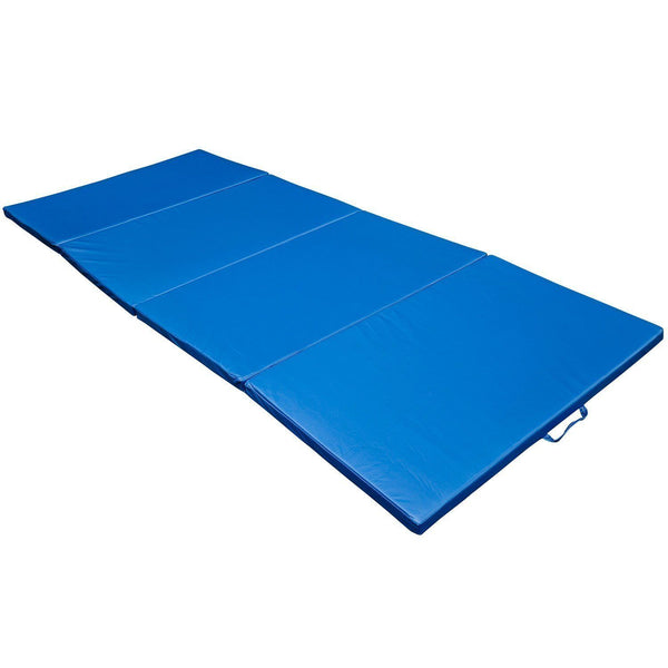 prezzo Tappetino Fitness e Yoga Pieghevole Blu 305x122x5 cm
