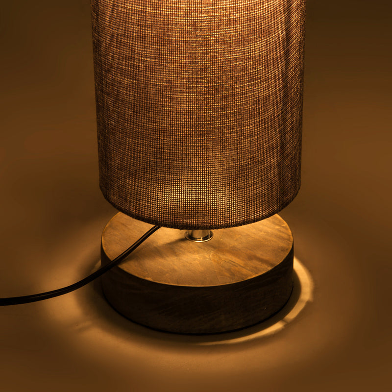 HOMCOM Lampada da Terra Lampada Piantana da Terra Design Moderna Salotto  Tessuto 14×14×120cm Bianco