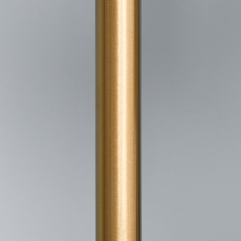 Lampada da Terra con Paralume E27 in Metallo Oro e Bianco-10