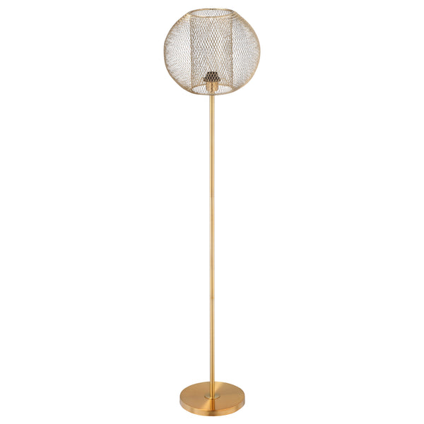 Lampada da Terra Ø35x150 cm E27 Paralume Sferico Oro acquista