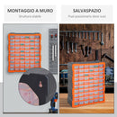 Cassettiera Box per Accessori Minuteria Arancione 38x16x47.5 cm -5