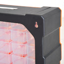 Cassettiera Box per Accessori Minuteria Arancione 38x16x47.5 cm -7