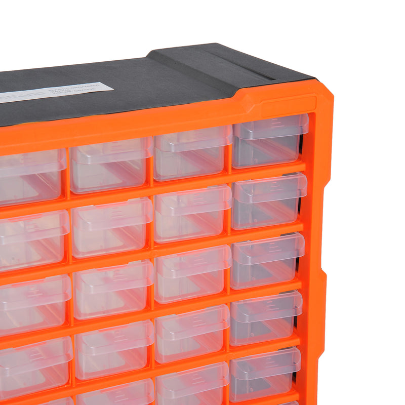 Cassettiera Box per Accessori Minuteria Arancione 38x16x47.5 cm -8